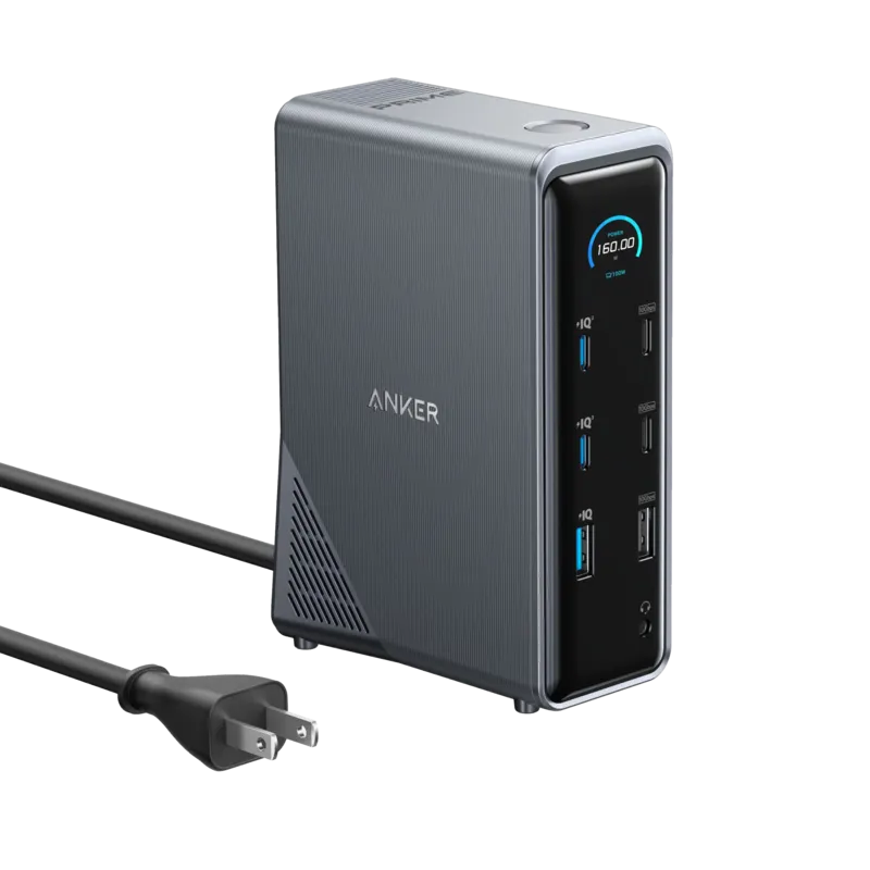Anker Prime Charging Docking Station (14-in-1, Dual Display, 160W)